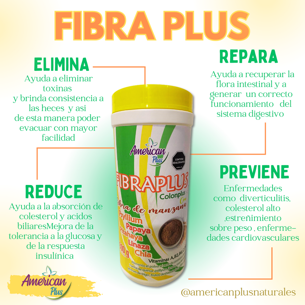 Fibra Plus psyllum Colon – Limpieza Intestinal y Digestión Saludable
