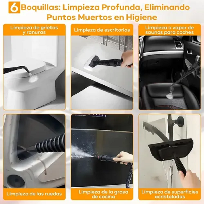 Máquina Limpiadora a Vapor Multifuncional para el Hogar