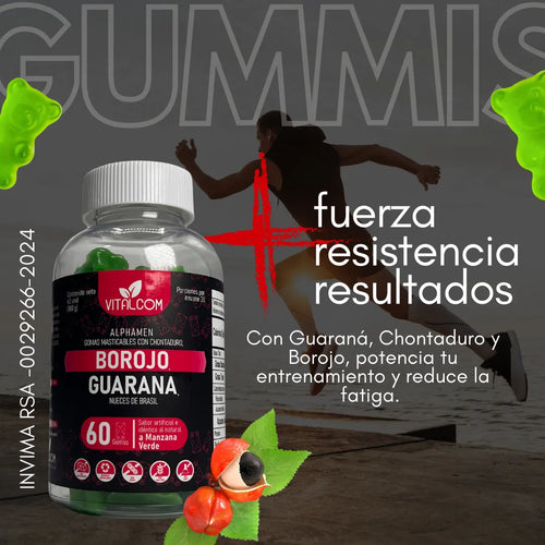 AlphaMen Power Gummies – Energía, Fuerza y Rendimiento en cada gomita