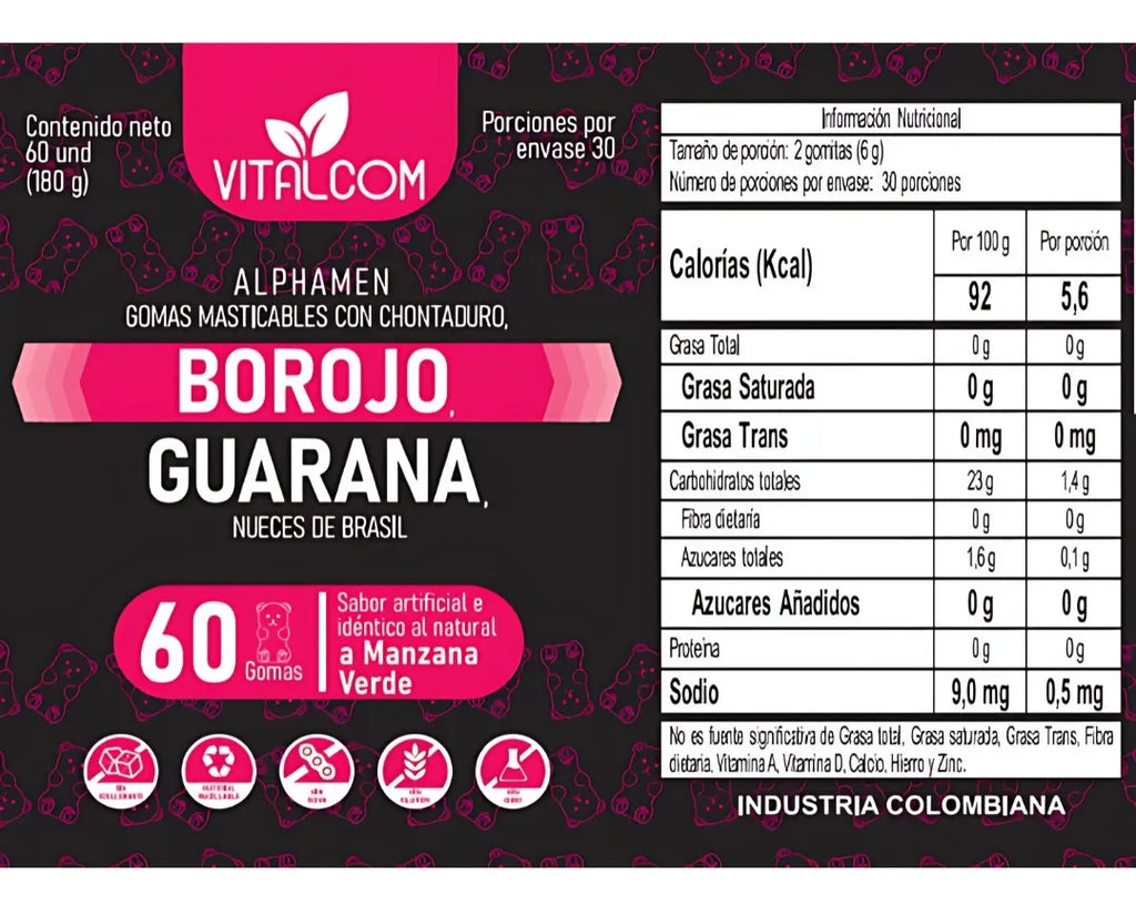 AlphaMen Power Gummies – Energía, Fuerza y Rendimiento en cada gomita