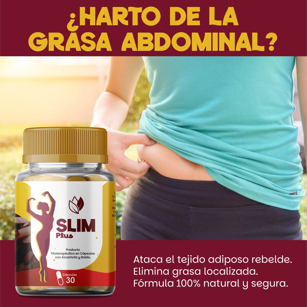 Slim Plus – Cápsulas Naturales para Bajar de Peso y Reducir Medidas