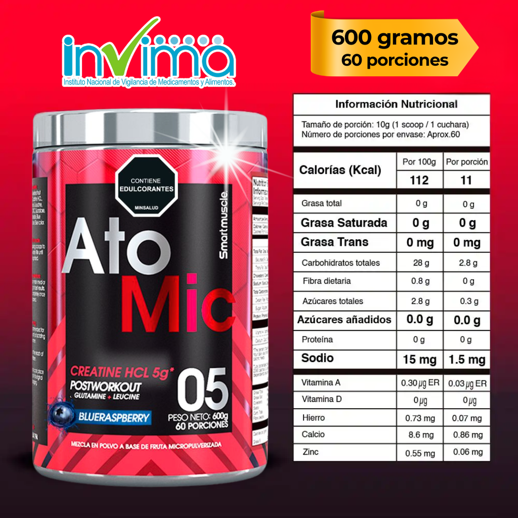 Creatina HCL Alta Absorción – Pack x3 Unidades | Fuerza y Recuperación Muscular