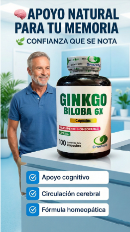 Ginkgo Biloba Cápsulas – Potencia tu Mente y Rendimiento Diario