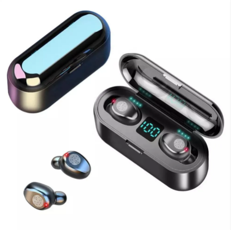 Audífonos Inalámbricos F9 con Power Bank – Bluetooth 5.0 HiFi