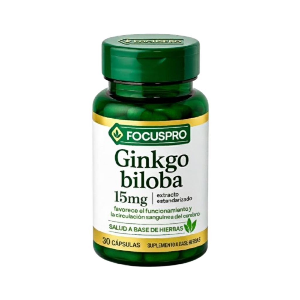FocusPro - Ginkgo Biloba - Optimizacíon cognitiva y Bienestar Mental