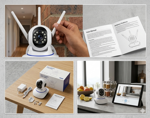 CÁMARA WIFI 3 ANTENAS – VISIÓN INTELIGENTE